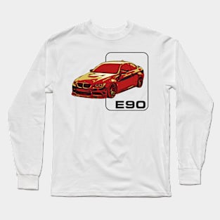 Red BMW E90 M3 Long Sleeve T-Shirt